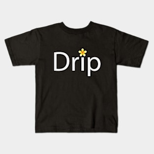 Drip typography design Kids T-Shirt